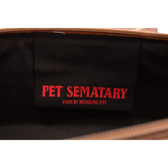 Vixen by Micheline Pitt Pet Sematary Cross Graveyard Cross Body Bag Purse NWT - Picture 14 of 15